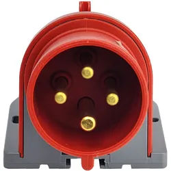 CEE Wandstecker Aufputz 4P 32A 400V IP44 6062