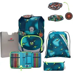 DerDieDas ErgoFlex Tiny Schulrucksack 5-teiliges Set Magic Light