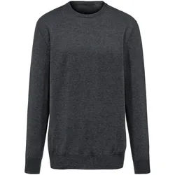 Le pull à encolure arrondie Peter Hahn Cashmere gris