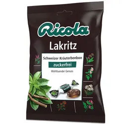 Ricola® Schweizer Kräuterbonbon Lakritz zuckerfrei