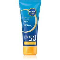 NIVEA SUN Alpin Gesichtscreme zum Bräunen gegen Kälte und Wind SPF 50+ 40 ml