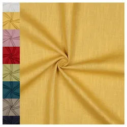 MAGAM-Stoffe Stoff "Julia", Leinenstoff aus 100% Leinen ÖKO-TEX Meterware ab 50cm gelb