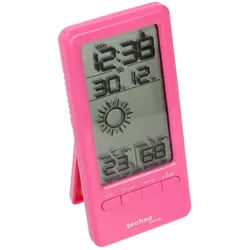 WS 6715 - Wetterstation rosa mit Vorhersage von Wettersituationen