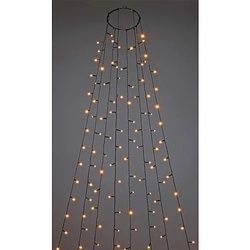 LED Baummantel gefrostet 400 bernsteinf. LED außen 6395-820
