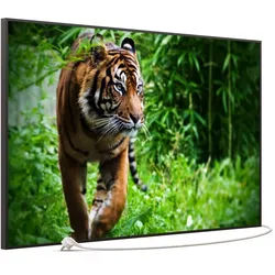 STEINFELD Heizsysteme Infrarotheizung Bild 900W, 120x74cm, Made in Germany, 7J Garantie, mit Thermostat, viele Motive schwarz