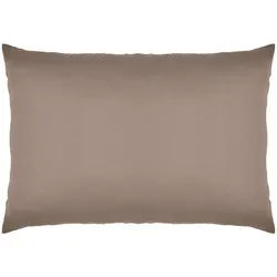 Novel Polsterbezug , Taupe , Textil , 2-teilig , Uni , 40x60 cm , atmungsaktiv, pflegeleicht, schadstoffgeprüft , Heimtextilien, Bezüge, Polsterbezüge