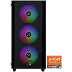 CAPTIVA Highend Gaming R99-643 Gaming-PC (AMD Ryzen 5 8400F, RadeonTM RX 9060 XT, 16 GB RAM, 1000 GB SSD, Luftkühlung) schwarz