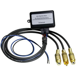 Videoumschaltung 2x RCA Input+1x RCA Out+RFS+12V