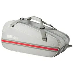 Wilson Sporttasche 6PK TEAM RACKET BAG 2025 Oats grau