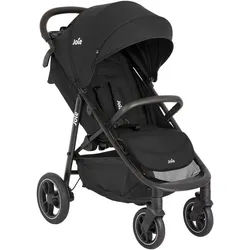 Joie Buggy , Schwarz , Textil , 58x103x93.6 cm , EN 1888 , Feststellbremse, Fußstütze abklappbar, Federung, 5-Punkte-Gurt, für Babyschale geeignet, Griff in Lederoptik, Transportsicherung, Einhand-Faltmechanismus, abnehmbarer Schutzbügel , Baby On Tour, Kinderwagen, Buggys