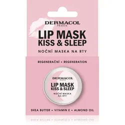 Dermacol Kiss & Sleep Maske für die Nacht für Lippen Duft White Chocolate 12 g