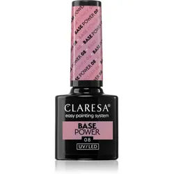 Claresa UV/LED Base Power Basislack für Gelnägel Farbton 08 5 g