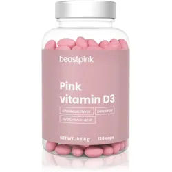 BeastPink Pink Vitamin D3 Präparat zur Förderung des normalen Zustands von Knochen und Zähnen 126 g