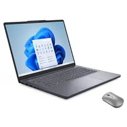 Lenovo IdeaPad Slim 3 14 R7-16GB-512GB + Maus AMD Ryzen 7 8840HS Prozessor 3,30 GHz bis zu 5,10 GHz, Ohne Betriebssystem, 512 GB SSD M.2 2242 PCIe 4.0 QLC, 14 Inch, Luna Grey