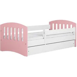 Raumhirsch Furniture Kinderbett Classic mit Schublade ohne Matratze Hellrosa 90/65/184 , Holzwerkstoff , Rechteckig , 80x180 cm , Babymöbel & Kindermöbel, Kinderzimmer & Jugendzimmer, Kinderbetten