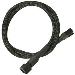 NANOXIA Adapterkabel Nanoxia 3-Pin Verlängerung, 30 cm, schwarz Computer-Kabel