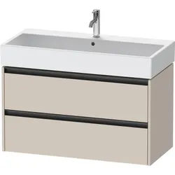 Duravit Ketho.2 Waschtischunterbau wandhängend Taupe Matt 984x460x549 mm - K25278091910000 K25278091910000
