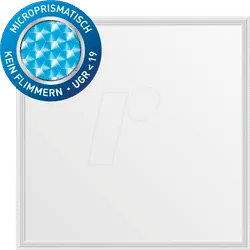 LE0750 - LED-Panel 62 x 62 cm, UGR19, CRI 90, 40 W, 4000 K