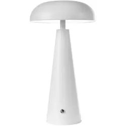Beliani Led-Tischleuchte Weiß Bocono , Metall , LED integrated , 15x28x15 cm , Lampen & Leuchten, LED Beleuchtung, LED-Tischlampen