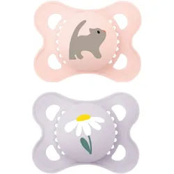 MAM Original 0+m Schnuller Pink/ Purple 2 St.