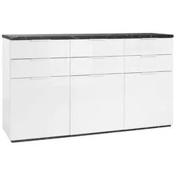 Sideboard Mundi in Anthrazit/Weiß