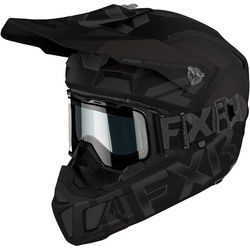 FXR Clutch Cold Stop QRS 2023 Snowmobil Helm, schwarz, Größe 2XL