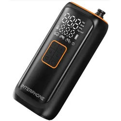 Interphone Air Pump Mini Akku-Luftpumpe 4000 mAh, schwarz
