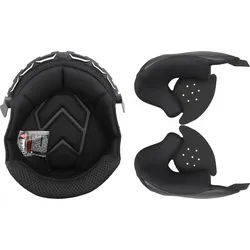 LS2 OF600 Copter Innenfutter & Wangenpolster, schwarz, Größe XL