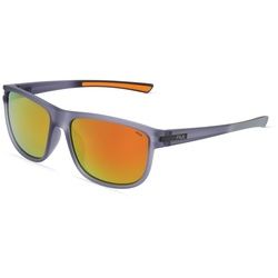 Fila FIASFI302 Unisex-Sonnenbrille Vollrand Eckig Kunststoff-Gestell, Grau