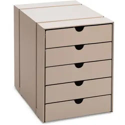 Kastenset C4 USM Inos beige, Designer Prof. Fritz Haller, 31.6x24.1x33.4 cm