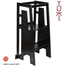Xxxl Lernturm , Schwarz , Holz , Birke , furniert , 40x90x43 cm , EN 1888 , Babymöbel & Kindermöbel, Babyzimmer, Hochstühle, Lerntürme