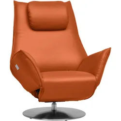 Koinor Relaxsessel , Orange , Leder , Echtleder , Nappaleder , 92x79x90 cm , Goldenes M, Made in Germany, DIN EN ISO 9001, Dgm , Fußauswahl, Lederauswahl, Stoffauswahl, Netzbetrieb , Wohnzimmer, Sessel, Ledersessel