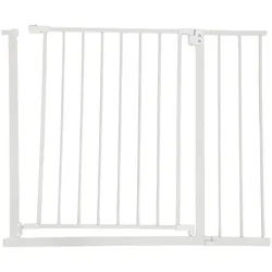 Relaxdays Treppenschutzgitter 75–100 cm Weiß