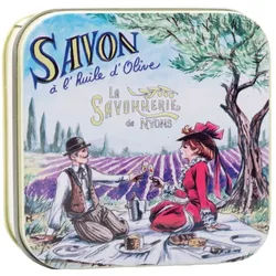 La Savonnerie de Nyons - Metallbox mit Seife Picknick 155 g
