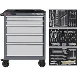 Kraftwerk BT700 Werkstattwagen, 5 Schubladen, BASIC , 173-tlg.