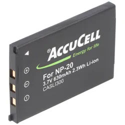 Akku passend für Casio NP-20 Akkuty Casio Exilim EX-M1, EX-M2, Casio NP20, Sony NP-20DBA
