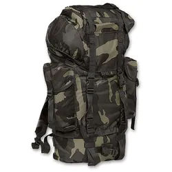 Brandit Nylon Rucksack, schwarz-grau für Männer