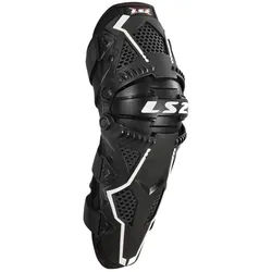 LS2 Fortress Knieprotektoren, schwarz-weiss für Männer