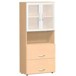 Geramöbel Mehrzweckschrank »New York« braun, 80x181x42 cm