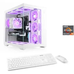 CSL PC "Vitrum Advanced V24473", weiß, Microsoft Windows 11 Home (64 Bit), 16 GB RAM 500 GB SSD, Desktop-PCs, PC