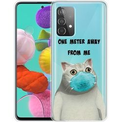 König Design Hülle Handy Schutz für Samsung Galaxy A72 5G Case Cover Tasche Etuis Transparent (Galaxy A72 5G), Smartphone Hülle, Transparent