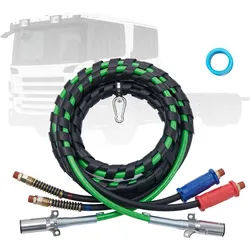 VEVOR 15FT Luftleitungssatz Sattelschlepper 3-in-1-Luftschläuche 7-Wege-Stecker