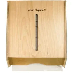 Green Hygiene® FALK & FRIEDA Papierhandtuchspender, Holz, Nachhaltiges Spendersystem für die Falthandtücher, Maße (B x H x T): 28,5 x 31,5 x 15 cm