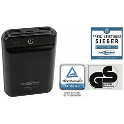 ANSMANN USB Powerbank 10.8 mini, 10.000 mAh