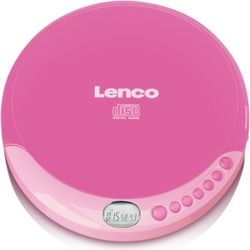 Lenco CD-011, MP3 Player + Portable Audiogeräte, Pink