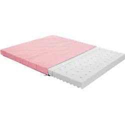 Paidi Laufgittermatratze , Rosa , Textil , 72.0x5.0x90.0 cm , Blauer Engel, Goldenes M , Bezug abnehmbar/waschbar, atmungsaktiv , Babymöbel & Kindermöbel, Babyzimmer, Laufgitter