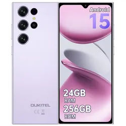 OUKITEL C61 Pro Android 15 Smartphone (17,48 cm/6.88 Zoll, 256 GB Speicherplatz, 13 MP Kamera, 5150mAh, 24(8+16)GB+256GB /1TB, 6.88" HD+ 90Hz, NFC, GPS, Face Unlock) lila