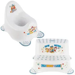 keeeper Toilettentrainer Paw Patrol Töpfchen rutschfeste Plattform weiß