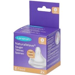 Lansinoh® mOmma® NaturalWaveTM Sauger langsamer Milchfluss
