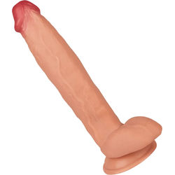 Massiver Naturdildo aus Silikon, 31,5 cm